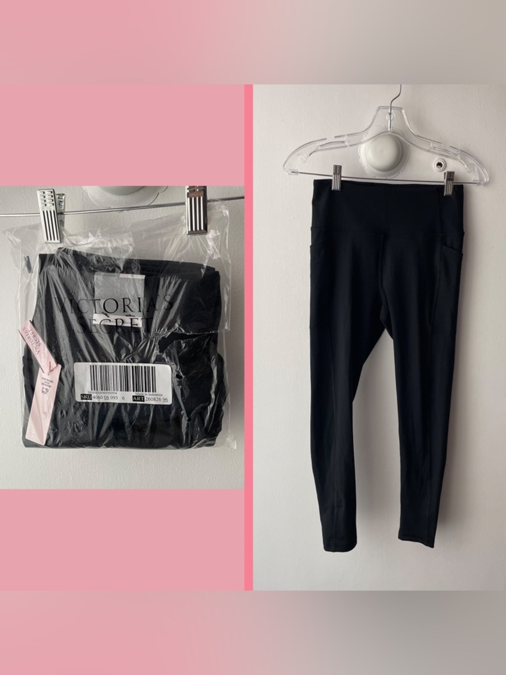 SET OF 2 VICTORIA’S SECRET “ON POINT: FLOW” LEGGINGS - SIZE 6!